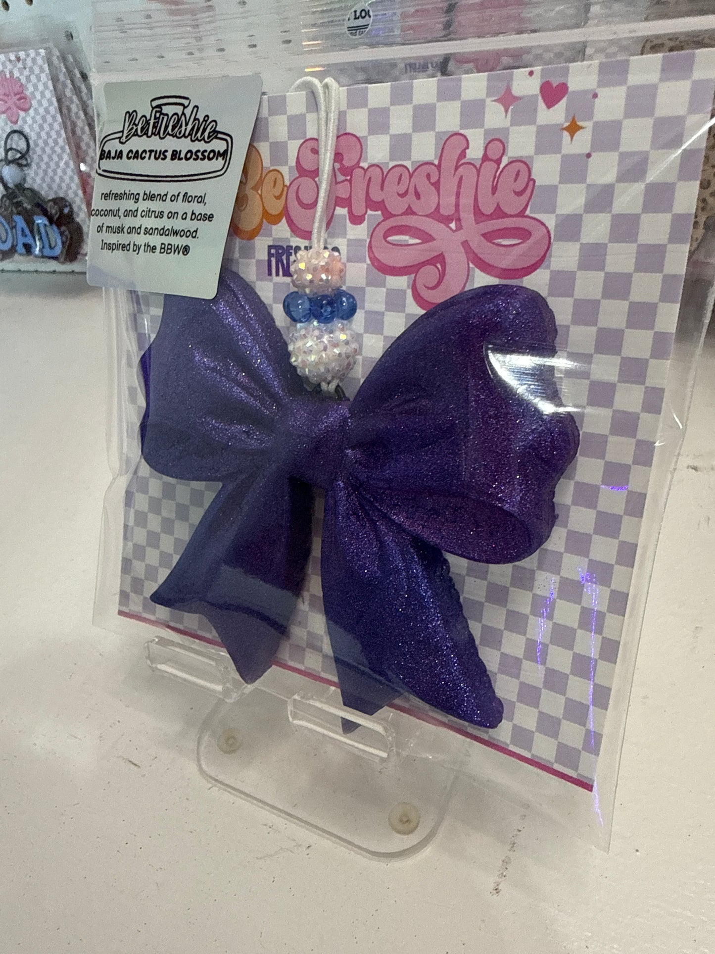 RTS: Blue Print Bow | Baja Cactus Blossom