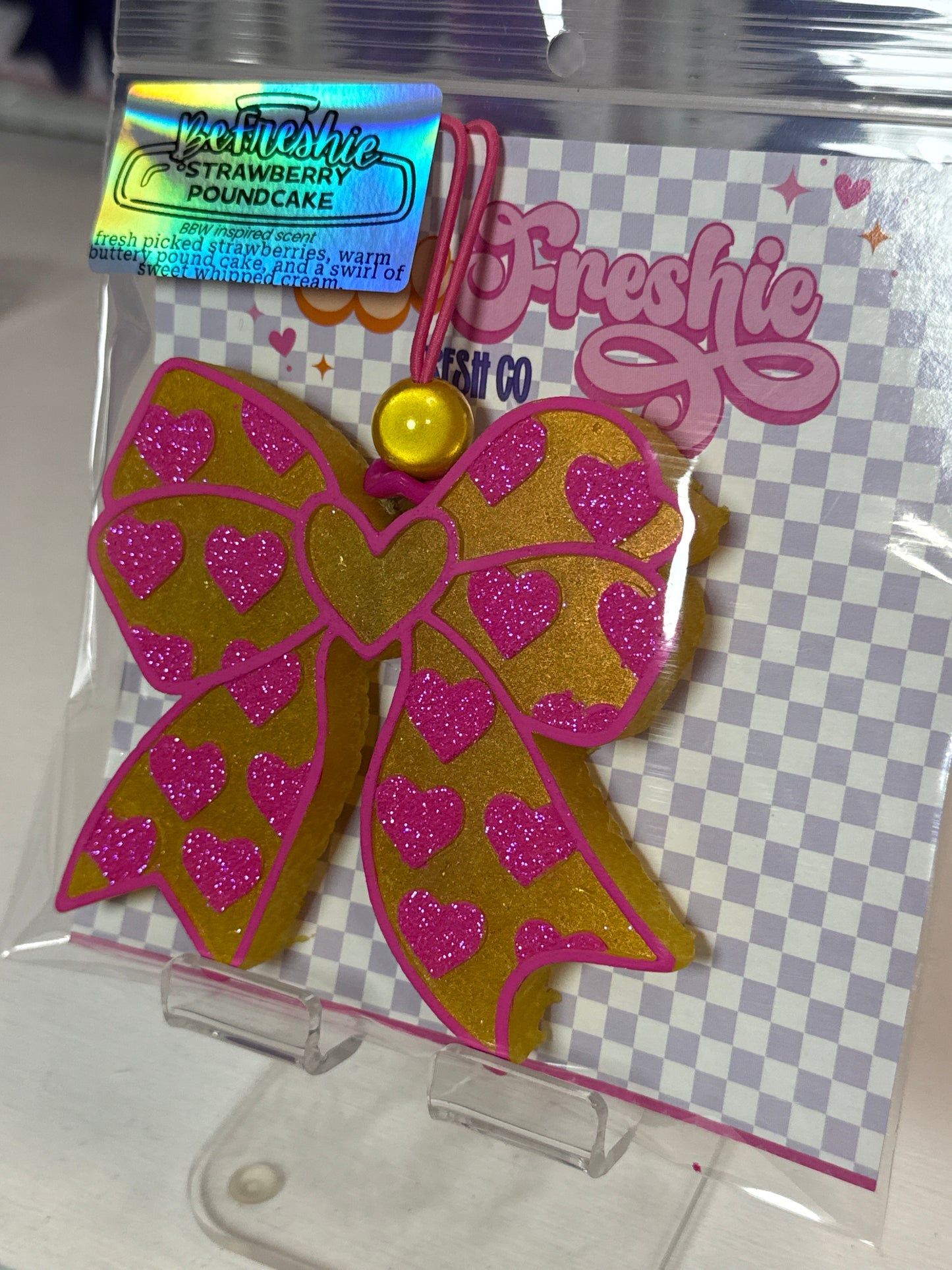 RTS: Yellow Bow | Strawberry Pound Cake