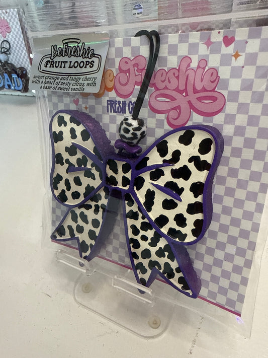 RTS: Cow Print Bow | Fruit Loops