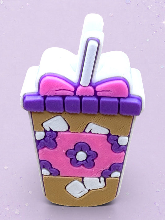 3D Printed Iced Coffee Straw Topper
