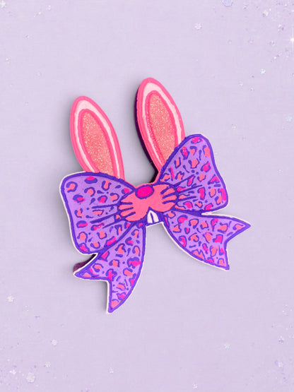 Bunny Face Bow Freshie