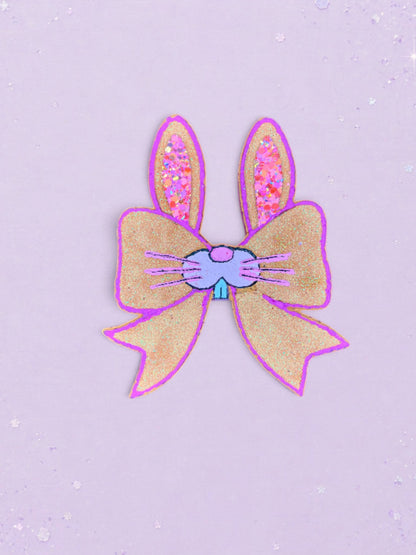 Bunny Face Bow Freshie