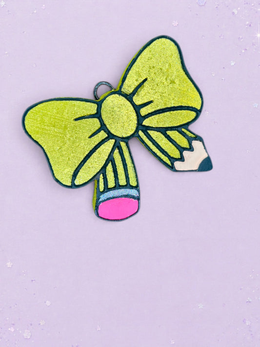 Bow Shaped Pencil Freshie