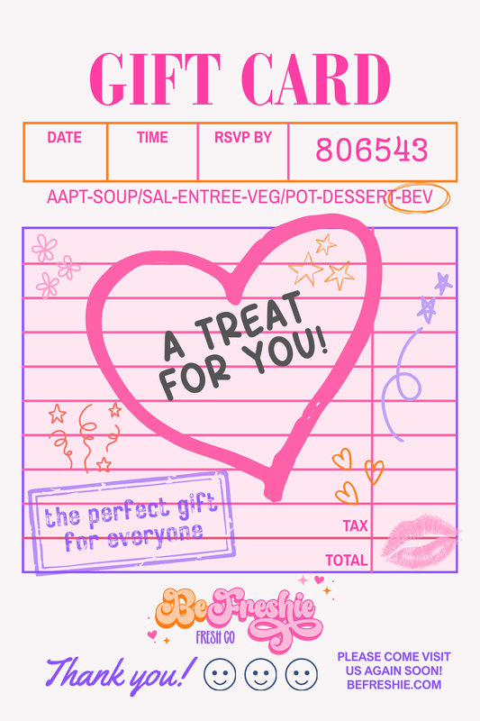 BeFreshie Gift Card