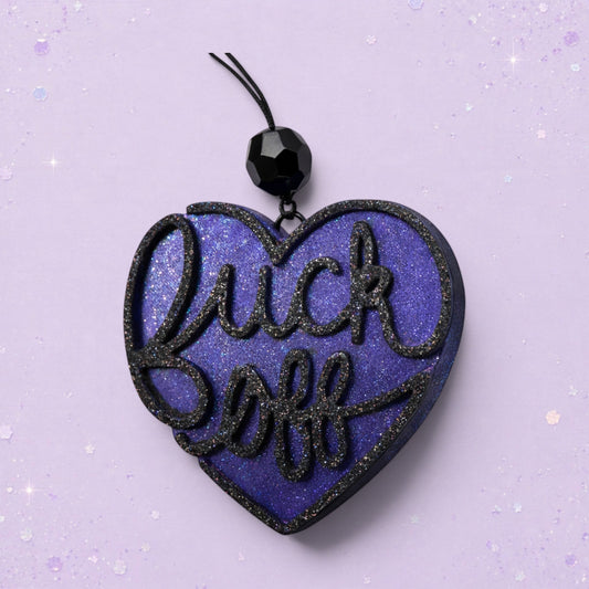 Fuck Off Heart Freshie