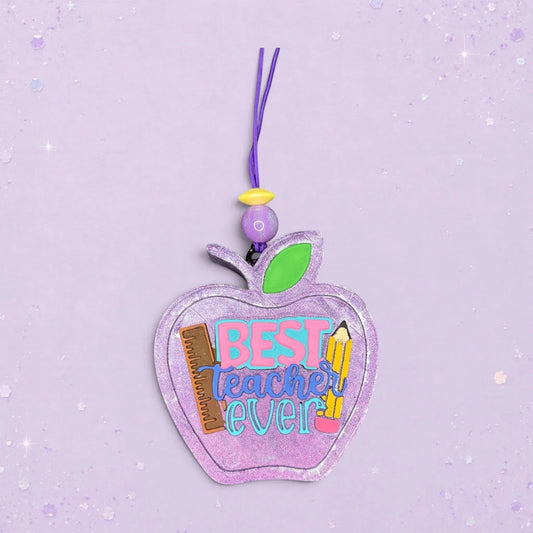Best Teacher Ever Apple Freshie